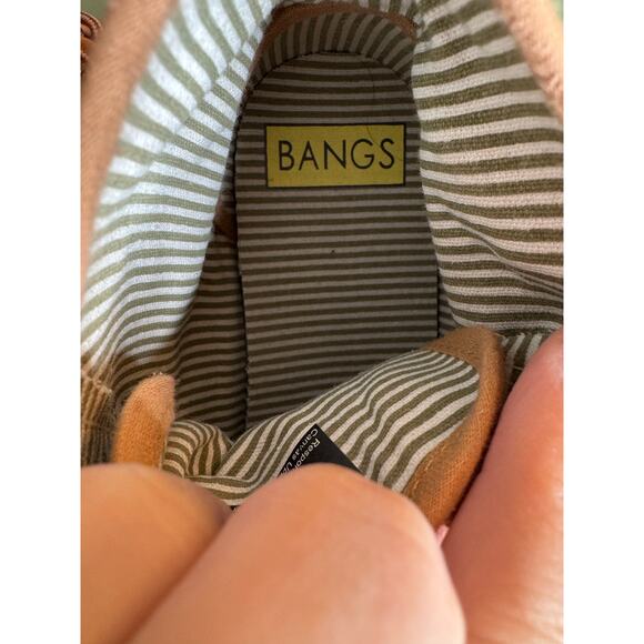 Bangs Unisex Tan Brown Boone Hightop Embroidered Daises Boho Festival Sneaker 8 - Picture 8 of 9